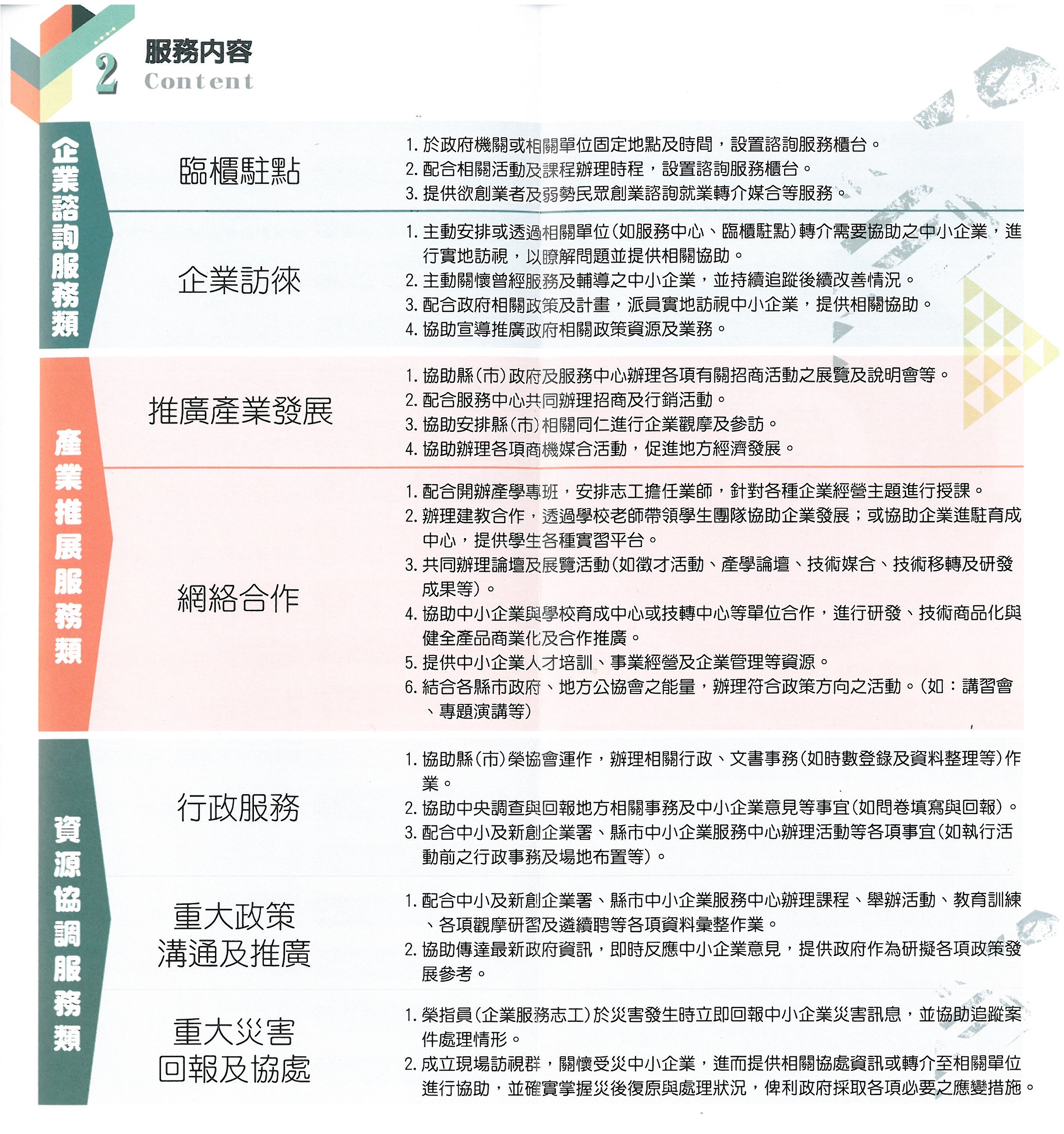 縣市中小企業榮譽指導員(企業服務志工)招募推廣 | 臺中市工商發展投資策進會